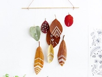 ChriChri Leaves Wall Art